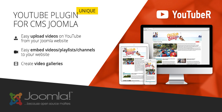 YouTubeR - Unique YouTube Video Galleries For Joomla
